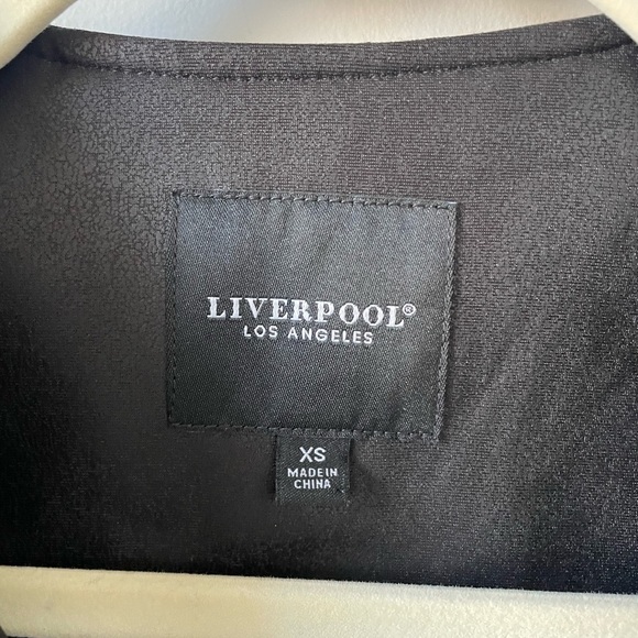 Liverpool Los Angeles, XS, lightweight faux leather moto biker jacket, like new - Picture 3 of 9